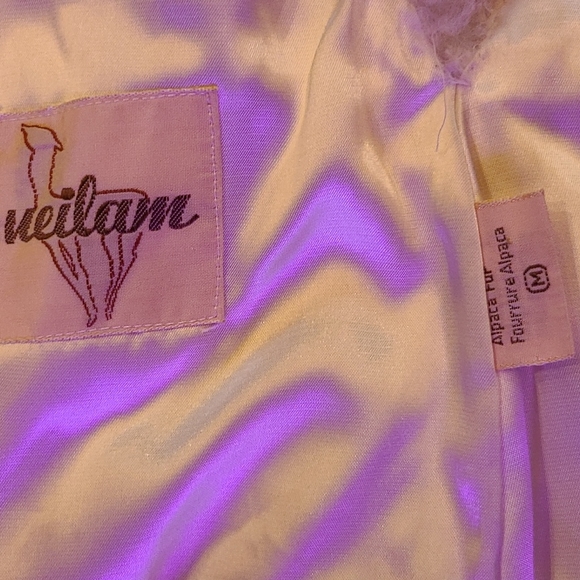 Ueilam Vintage Peruvian Alpaca Fur Sleeveless Jacket Vest Size Medium - Picture 10 of 16